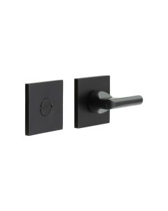 CR-804 Black Thumb Turn & Lock Square Rose