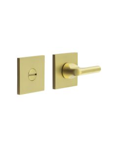 CR-804 Satin Brass Thumb Turn & Lock Square Rose