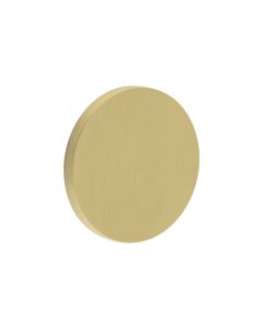 CR-N10 Satin Brass Blank Round Rose Escutcheon Cover