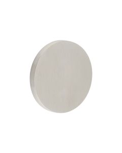 CR-N10 Satin Stainless Steel Blank Round Rose Escutcheon Cover