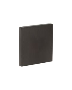 CR-N10 Dark Bronze Blank Square Rose Escutcheon Cover