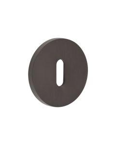 CR-R10 Dark Bronze Standard Keyway Round Rose Escutcheon