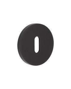 CR-R10 Black Standard Keyway Round Rose Escutcheon