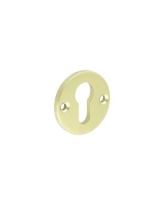 CRES Satin Brass Euro Escutcheon Face Fixed