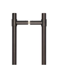 CRES 425mm Back to Back Dark Bronze T-Bar Pull Handle