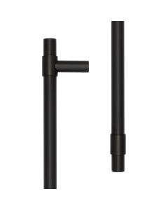 CRES 425mm Bolt Through Black T-Bar Pull Handle