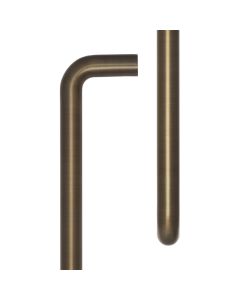 CRES 425mm Bolt Through Antique Brass D Shape Pull Handle