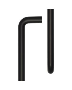 CRES 425mm Face Fix Black D Shape Pull Handle