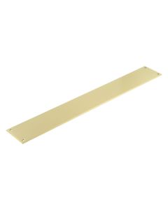CRES Satin Brass Push Plate