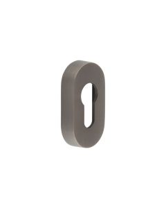 CRES Oval Dark Bronze Euro Escutcheon
