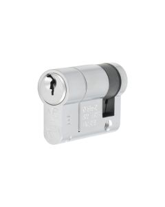 Satin Chrome 46mm 1* Star Euro Single Cylinder KTD | CYF71146SC