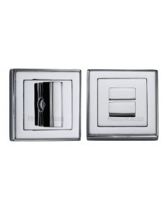 Polished Chrome Square Bathroom Turn & Release - DEC7030