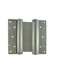 D&E LIOBEX 8 inch / 203mm - Silver Double Action Spring Hinge (Pair)