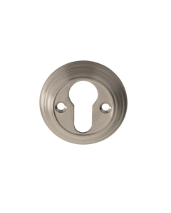 Satin Nickel Euro Key Escutcheon | DK1SN