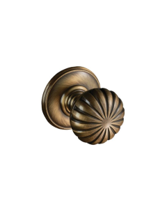 Delamain Florentine Bronze Unsprung Concealed fix Flower Mortice Knob | DK36CFB