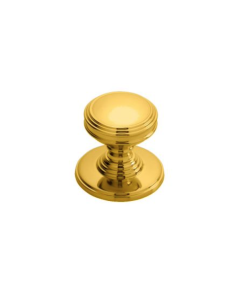 Polished Brass 26mm Delamain Plain Knob | DK47BPB