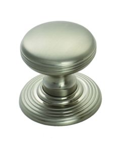 Satin Nickel 35mm Delamain Ringed Knob | DK49CSN