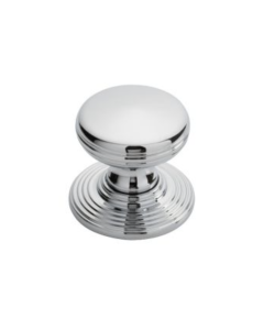 Polished Chrome 28mm Delamain Ringed Knob | DK49BCP