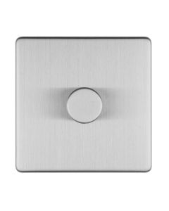 Eurolite Stainless Steel LED 2 Way 1 Gang Dimmer Switch  | ECSS1DLED