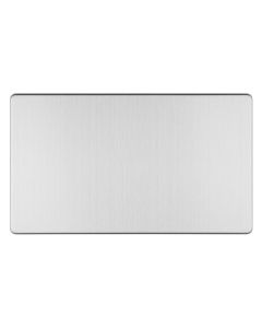 Eurolite Stainless Steel Double Blank Plate  | ECSS2B
