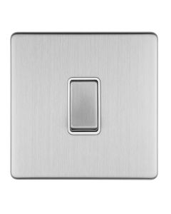 Eurolite Stainless Steel 1 Gang 10A Intermediate Switch  | ECSSINT