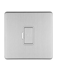 Eurolite Stainless Steel 13A Unswitched Fuse Spur  | ECSSUSWF