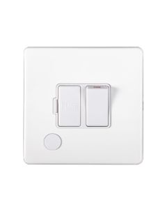 Eurolite White Switched Fuse Spur with flex outlet | ECWSWFFOW
