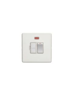 Eurolite White 13A Switched Fuse Spur with neon light  | ECWSWFNW