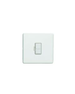 Eurolite White Plate 13A Unswitched Fuse Spur  | ECWUSWFW