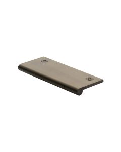 Heritage Brass Antique Brass Edge Pull Cabinet Handle 100mm