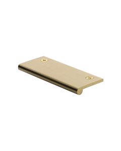 Heritage Brass Satin Brass Edge Pull Cabinet Handle 100mm