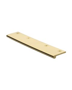 Heritage Brass Polished Brass Edge Pull Cabinet Handle 200mm