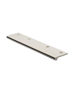 Heritage Brass Polished Nickel Finish Edge Pull Cabinet Handle 200mm