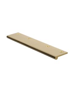 Heritage Brass Satin Brass Edge Pull Cabinet Handle 200mm