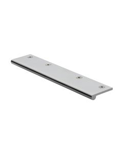 Heritage Brass Satin Chrome Edge Pull Cabinet Handle 200mm
