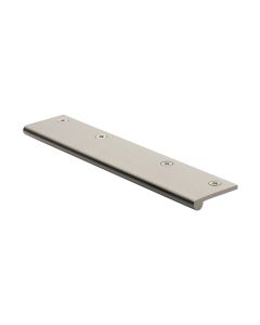 Heritage Brass Satin Nickel Edge Pull Cabinet Handle 68mm
