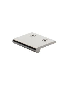 Heritage Brass Polished Nickel Finish Edge Pull Cabinet Handle 50mm