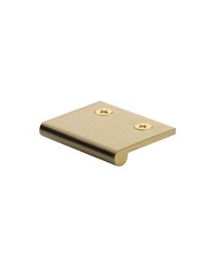 Heritage Brass Satin Brass Edge Pull Cabinet Handle 50mm
