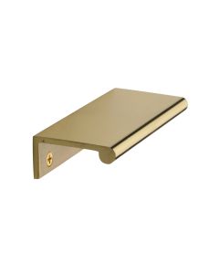 Heritage Brass Polished Brass EPR Edge Pull Cabinet Handle 100mm