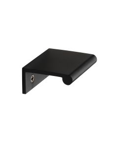 Heritage Brass Matt Black EPR Edge Pull Cabinet Handle 50mm