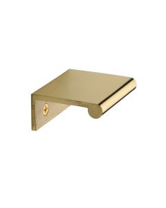 Heritage Brass Polished Brass EPR Edge Pull Cabinet Handle 50mm