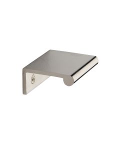 Heritage Brass Polished Nickel Finish EPR Edge Pull Cabinet Handle 50mm