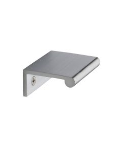 Heritage Brass Satin Chrome EPR Edge Pull Cabinet Handle 50mm