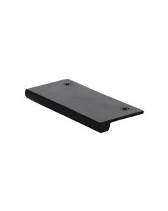 Heritage Brass Matt Black EPT Edge Pull Cabinet Handle 100mm