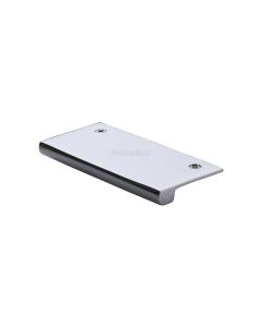 Heritage Brass Polished Chrome EPT Edge Pull Cabinet Handle 100mm