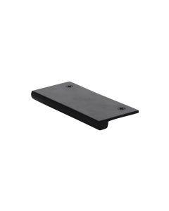 Heritage Brass Matt Black EPT Edge Pull Cabinet Handle 50mm