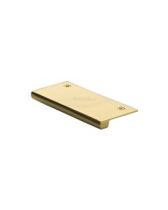 Heritage Brass Polished Brass EPT Edge Pull Cabinet Handle 50mm