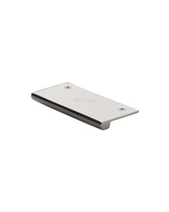 Heritage Brass Polished Nickel Finish EPT Edge Pull Cabinet Handle 50mm