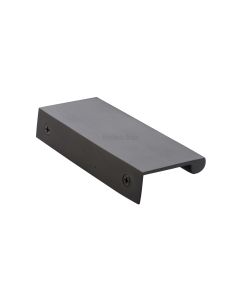Heritage Brass Matt Bronze EPTR Edge Pull Cabinet Handle 100mm
