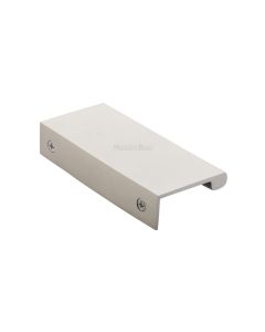 Heritage Brass Satin Nickel EPTR Edge Pull Cabinet Handle 100mm